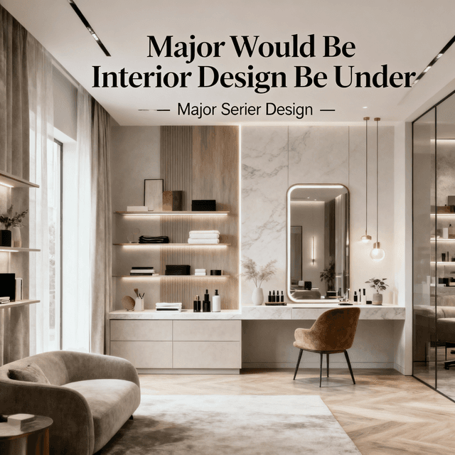 What Major Would Interior Design Be Under?