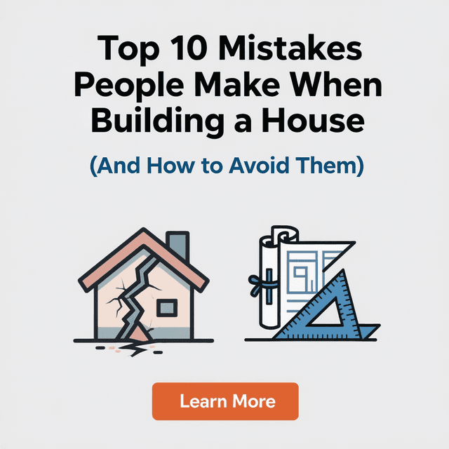 Top 10 Mistakes People Make When Building a House (And How to Avoid Them)